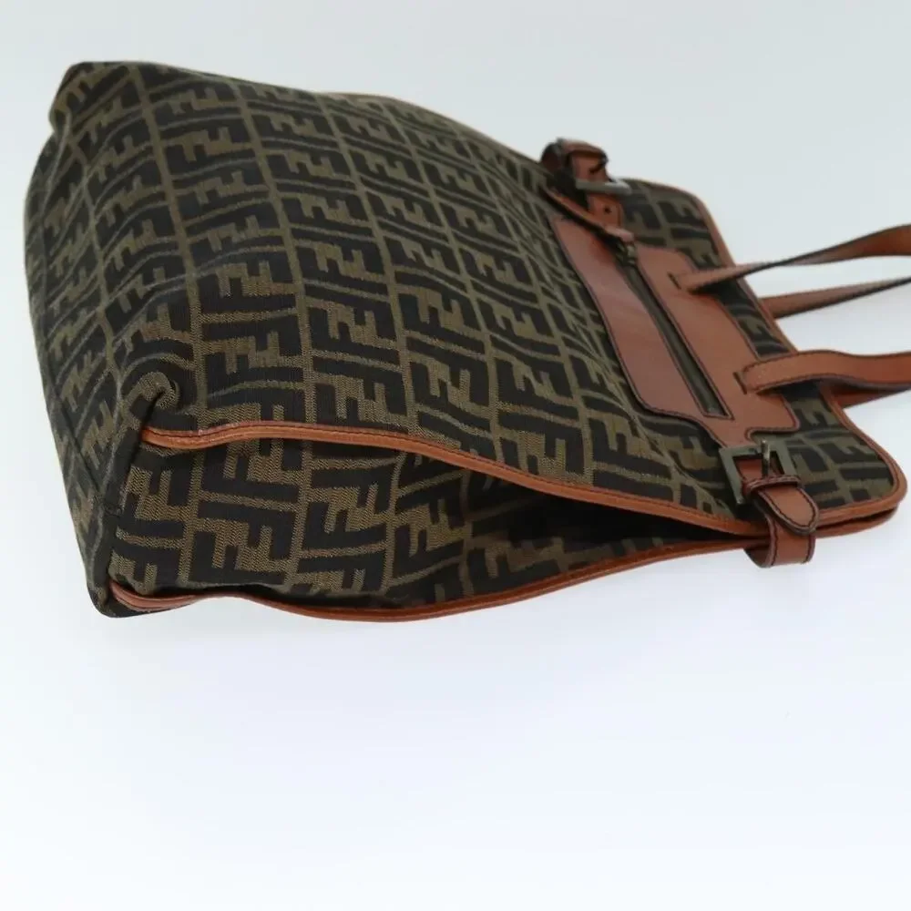 Fendi Zucca Tote Bag Brown
